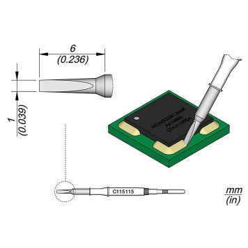 JBC C115-115 Наконечник (Не для пайки)