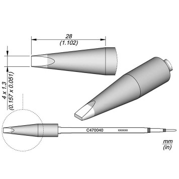 JBC C470-040 Наконечник