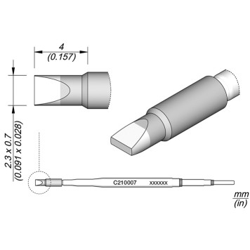 JBC C210-007 Наконечник