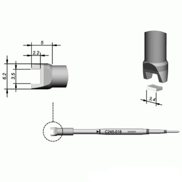 JBC C245-018 Наконечник