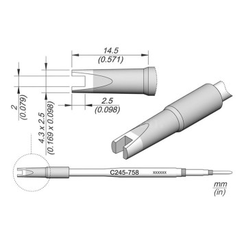 JBC C245-758 Наконечник