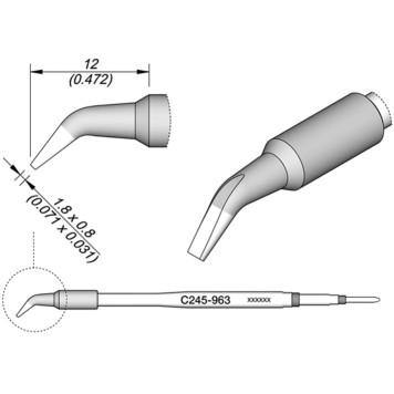 JBC C245-963 Наконечник