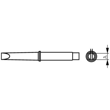 Weller CT2 E8 7,0 мм Наконечник