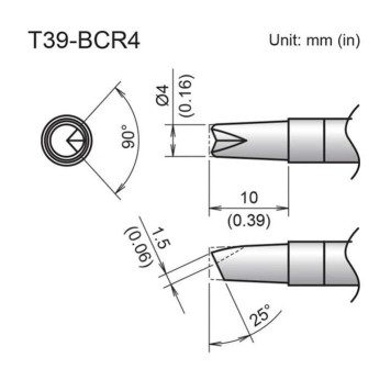 Hakko T39-BCR4 Наконечник