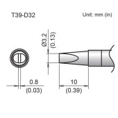 Hakko T39-D32 Наконечник