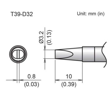 Hakko T39-D32 Наконечник