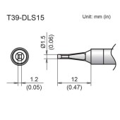 Hakko T39-DLS15 Наконечник