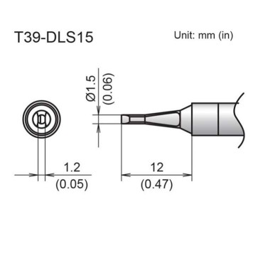 Hakko T39-DLS15 Наконечник