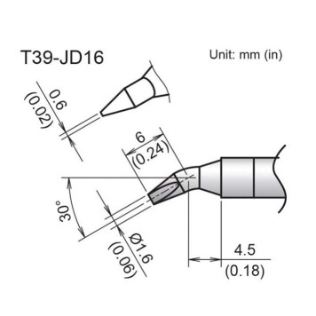 Hakko T39-JD16 Наконечник