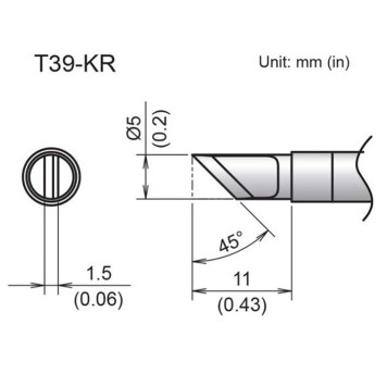 Hakko T39-KR Наконечник