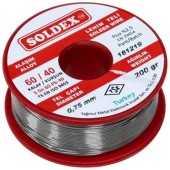 Soldex Sn60 Pb40 Припой (проволока на катушке) 0,75мм 200гр Soldex Sn60 Pb40 Припой (проволока на катушке) 0,75мм 200гр