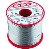 Soldex Sn60 Pb40 Припой (проволока на катушке) 1,2 мм 500гр Soldex Sn60 Pb40 Припой (проволока на катушке) 1,2 мм 500гр