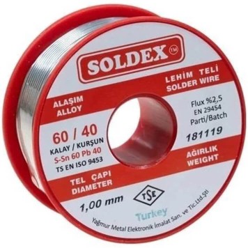 Soldex Sn60 Pb40 Припой (проволока на катушке) 2мм 200гр