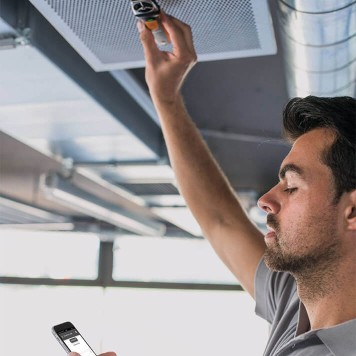 Testo 410i Смарт-зонд Анемометр с крыльчаткой с Bluetooth-3