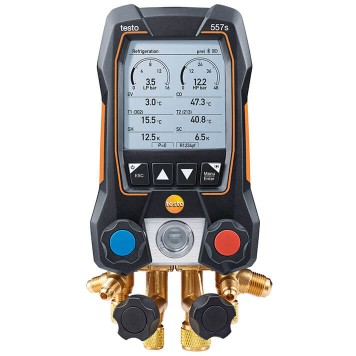Testo 557S Умный цифровой манометрический коллектор с 4-х ходовым блоком клапанов и с Bluetooth