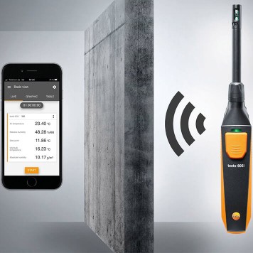 Testo 605i Термогигрометр управляемый со смартфона-4