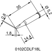 Ersa 102CDLF18L Паяльное жало 