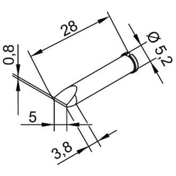 Ersa 102CDLF50 Паяльное жало -1