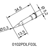 Ersa 102PDLF03L i-Con Паяльное жало 