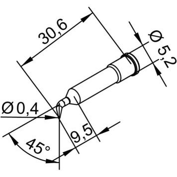 Ersa 102SDLF04 Паяльное жало 