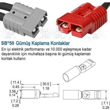 Anderson Power SB50 Разъем для АКБ-3